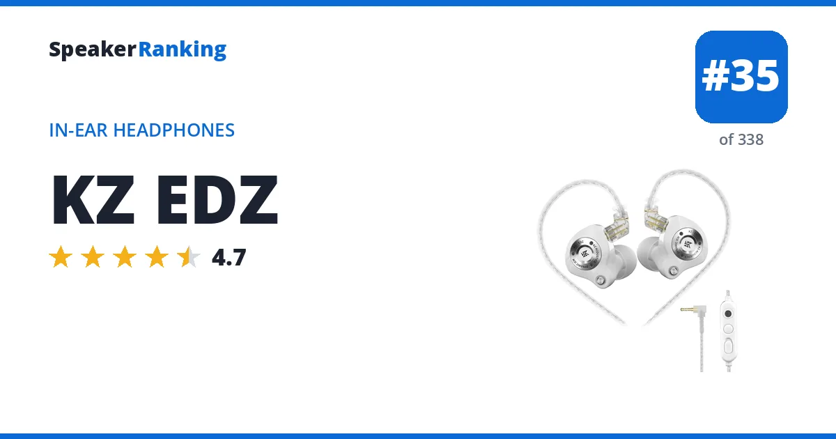 KZ EDZ ranking card