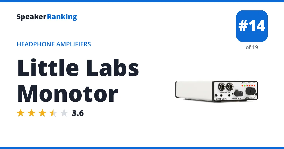 Little Labs Monotor ranking card
