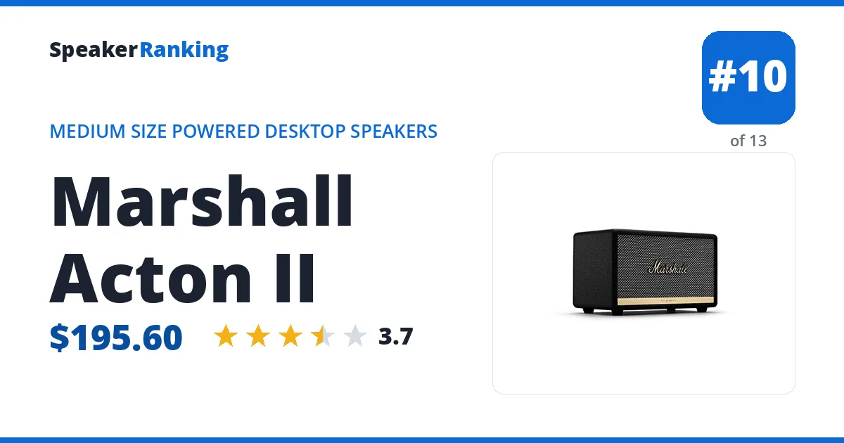 Marshall Acton II ranking card