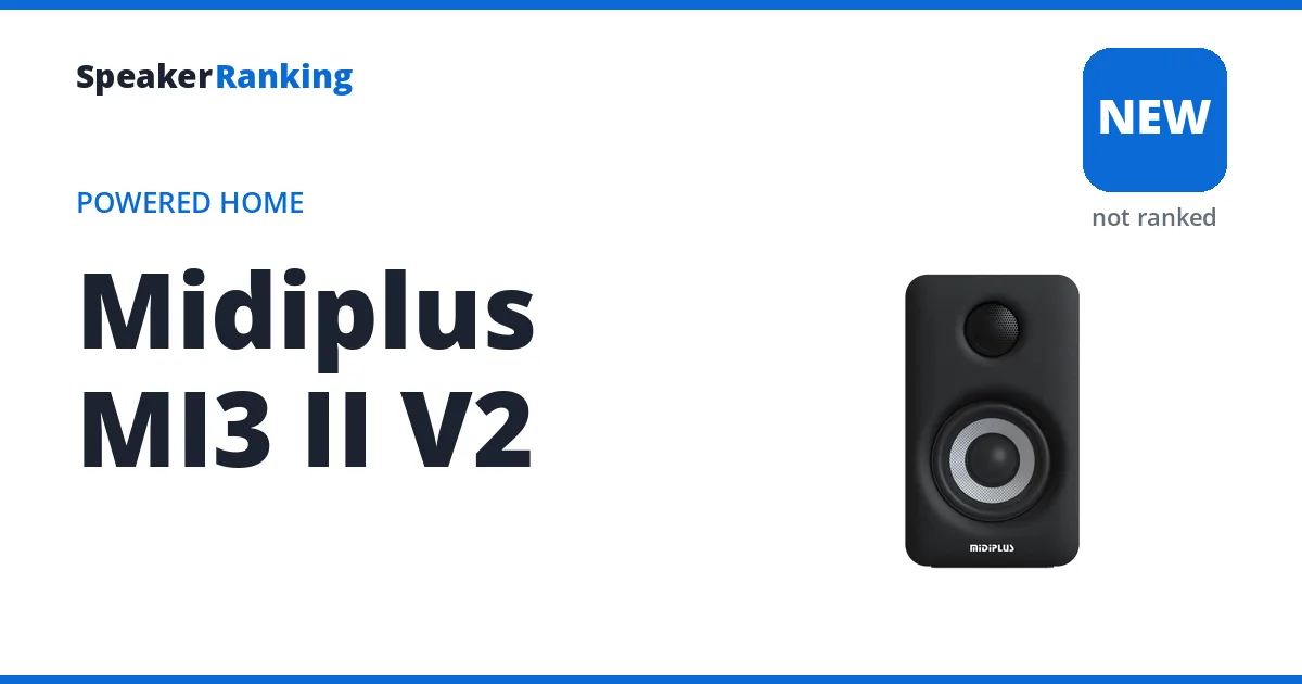 Midiplus MI3 II V2, not yet ranked