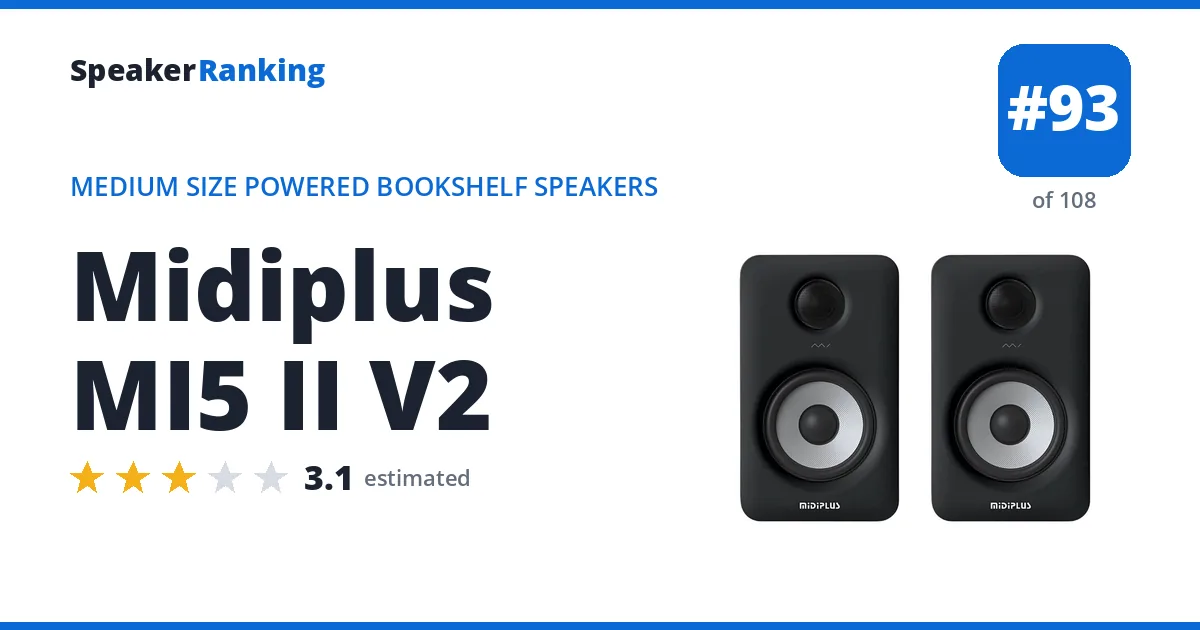 Midiplus MI5 II V2 ranking card