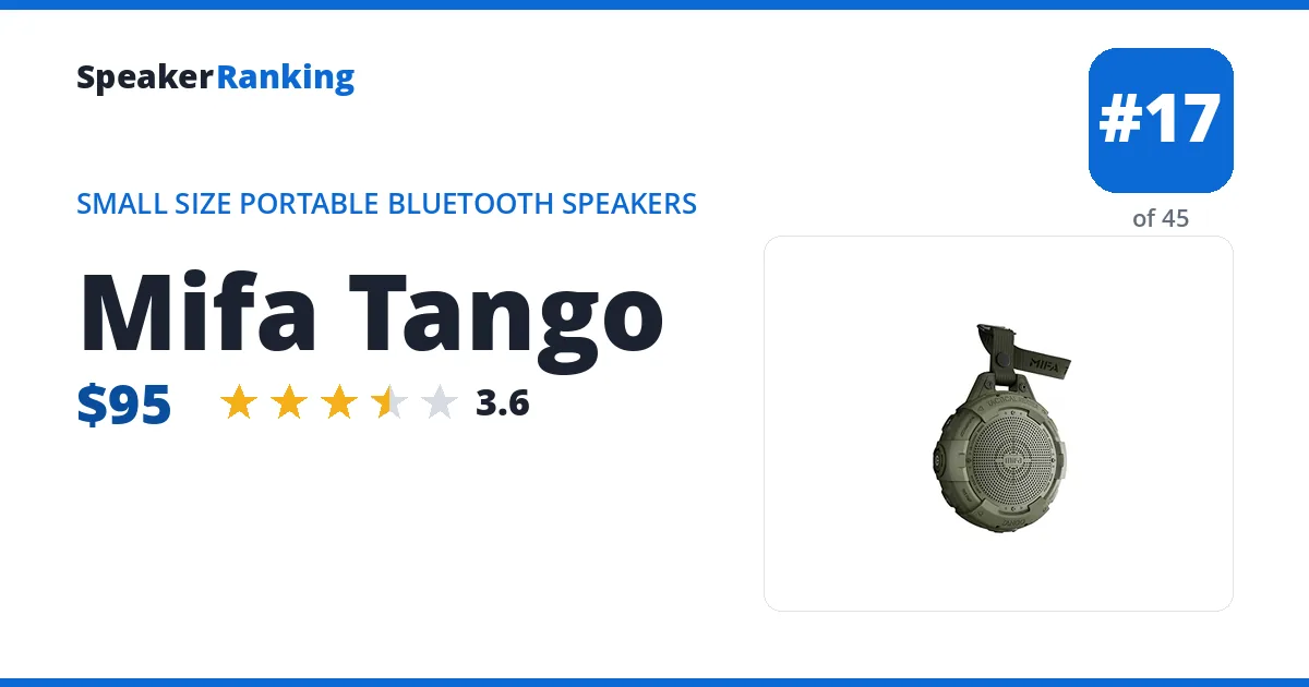 Mifa Tango ranking card
