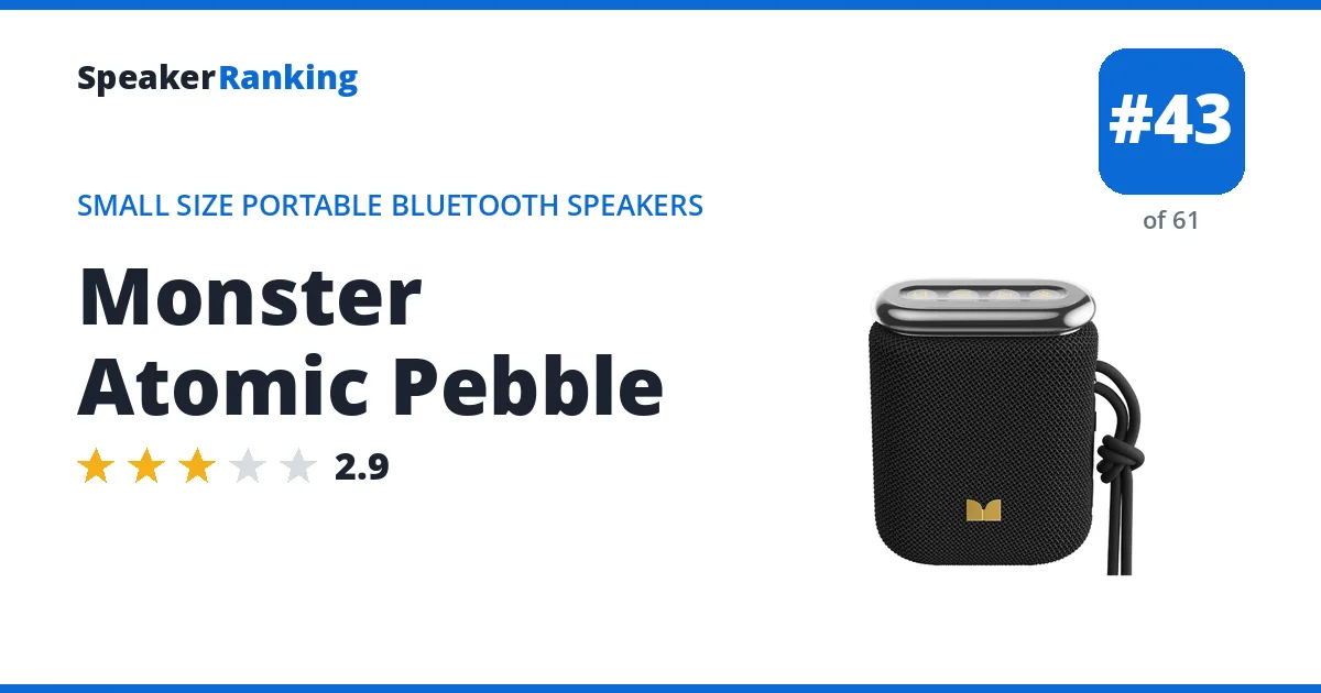 Monster Atomic Pebble ranking card