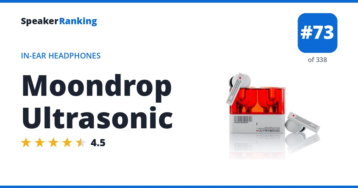 Moondrop Ultrasonic ranking card