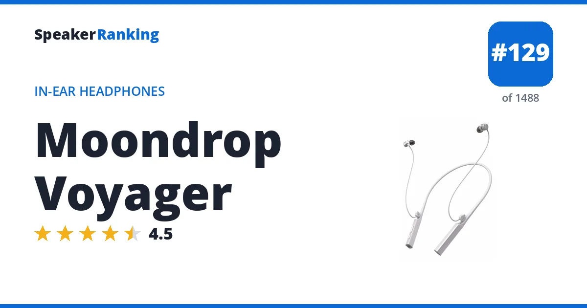 Moondrop Voyager ranking card