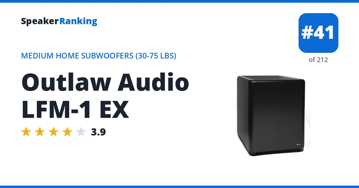 Outlaw Audio LFM-1 EX ranking card