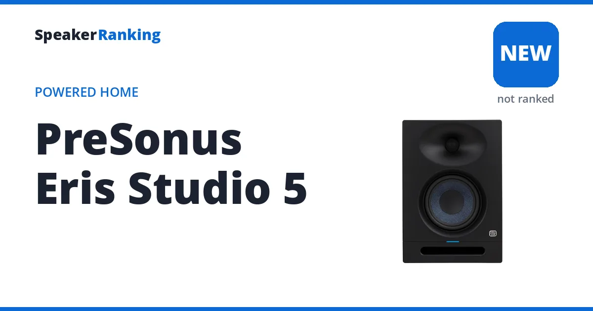 PreSonus Eris Studio 5, not yet ranked