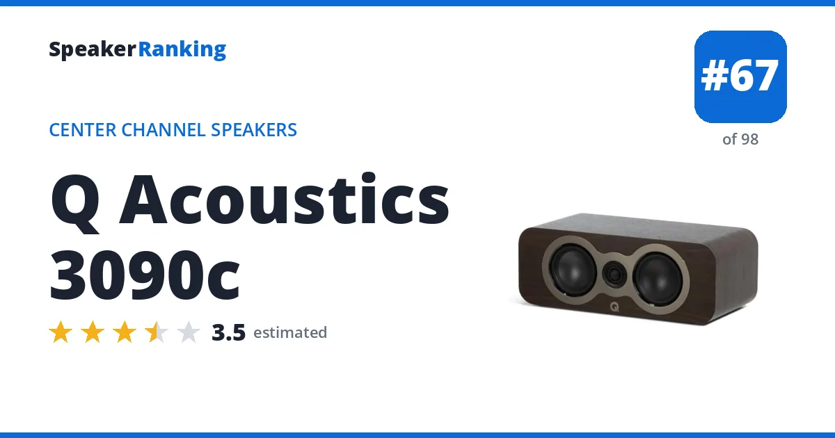 Q Acoustics 3090c - ranked #67 of 98 Center Channel Speakers · Editor's rating 3.5/5