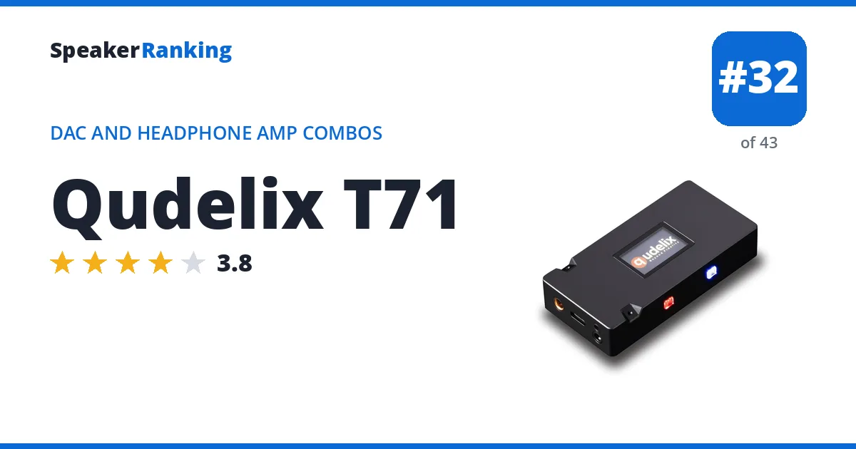 Qudelix T71 ranking card