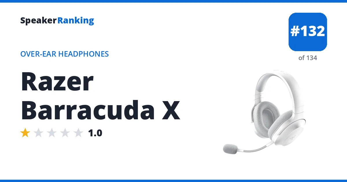 Razer Barracuda X ranking card