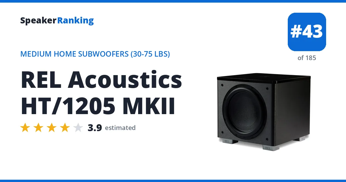 REL Acoustics HT/1205 MKII ranking card