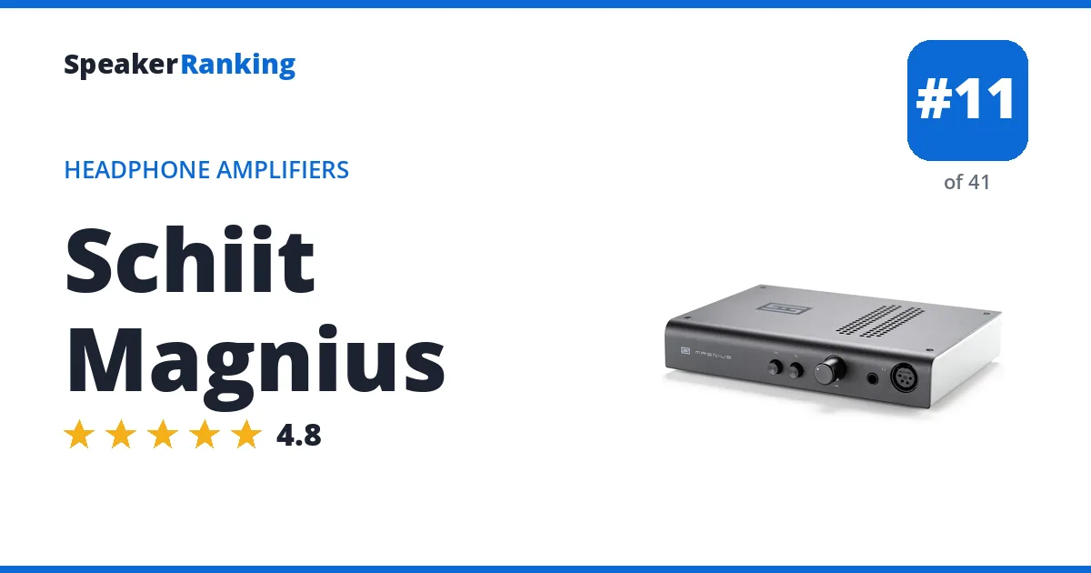 Schiit Magnius - ranked #11 of 41 Headphone Amplifiers · Editor's rating 4.8/5