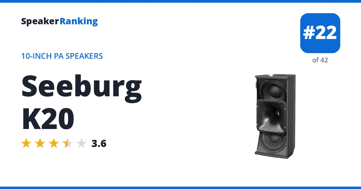 Seeburg K20 ranking card