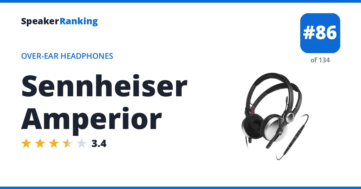 Sennheiser Amperior ranking card