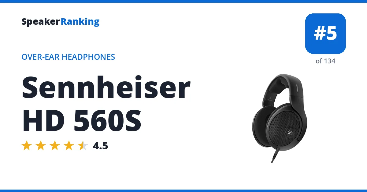 Sennheiser HD 560S ranking card