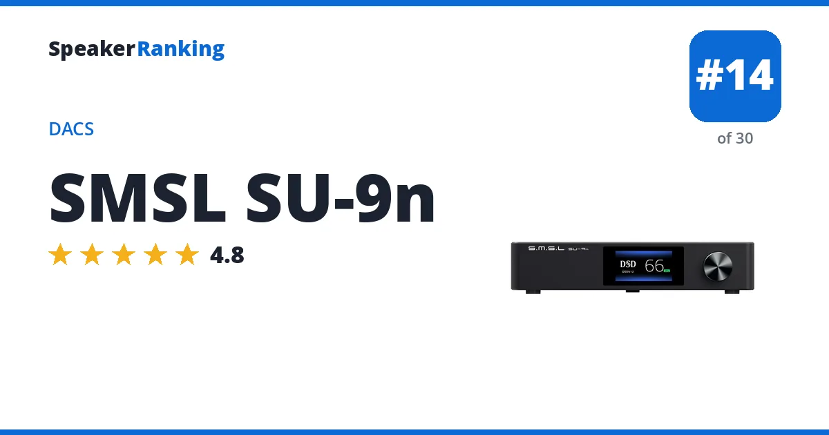 SMSL SU-9n ranking card