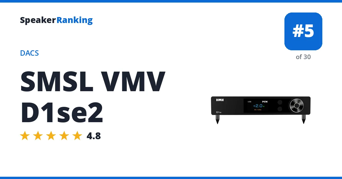 SMSL VMV D1se2 ranking card