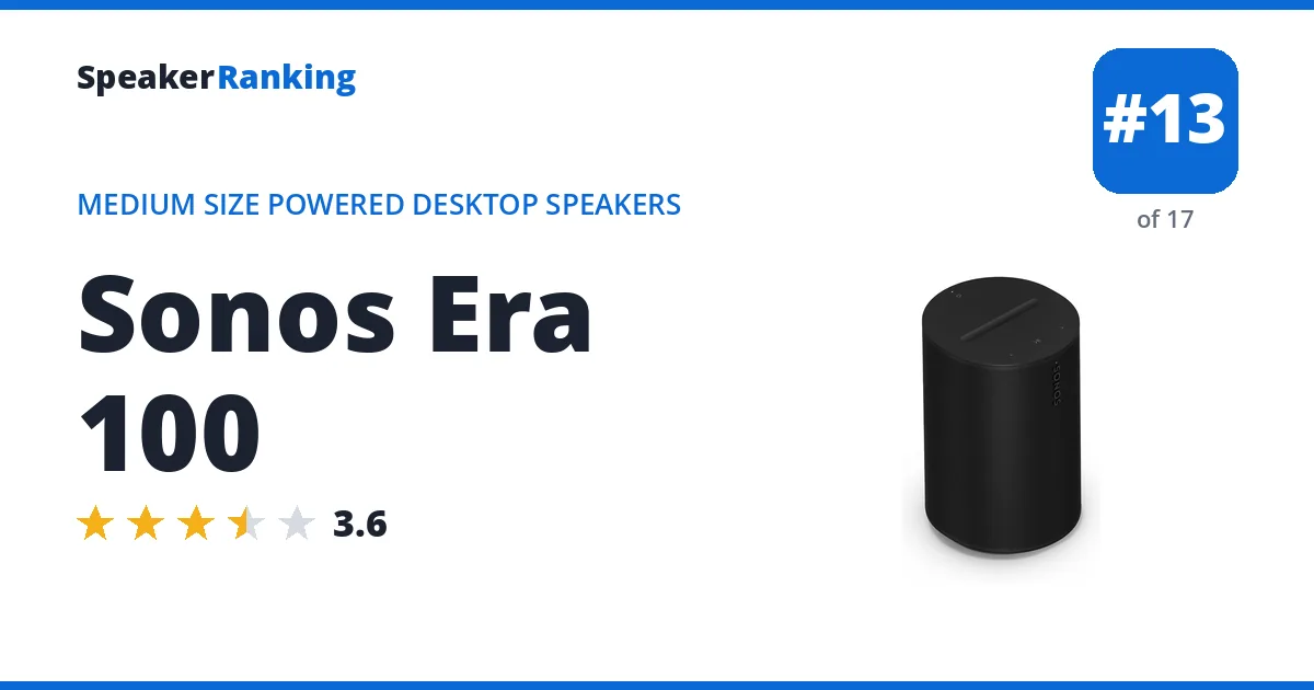 Sonos Era 100 ranking card