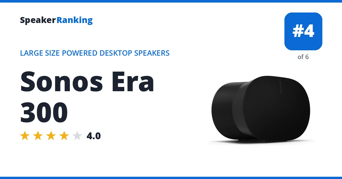 Sonos Era 300 ranking card