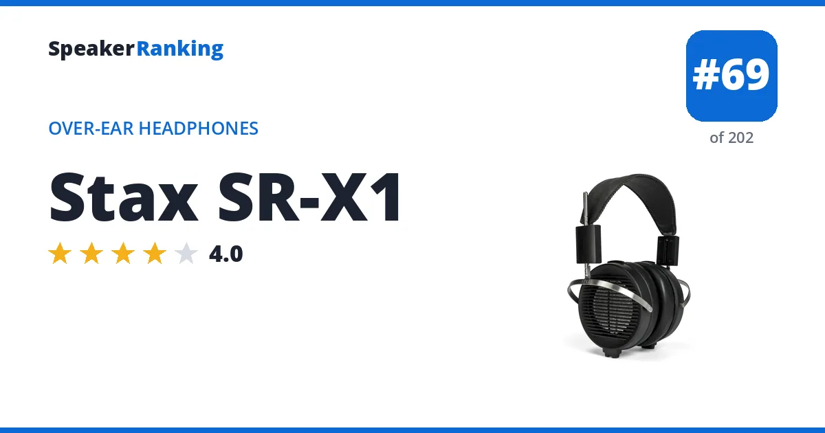 Stax SR-X1 ranking card