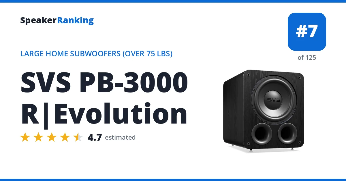 SVS PB-3000 R|Evolution ranking card