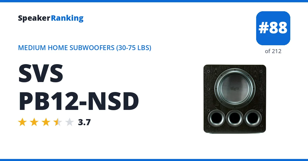 SVS PB12-NSD ranking card