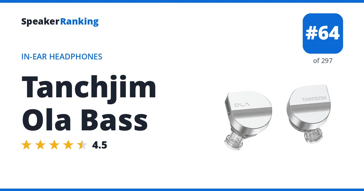Tanchjim Ola Bass ranking card