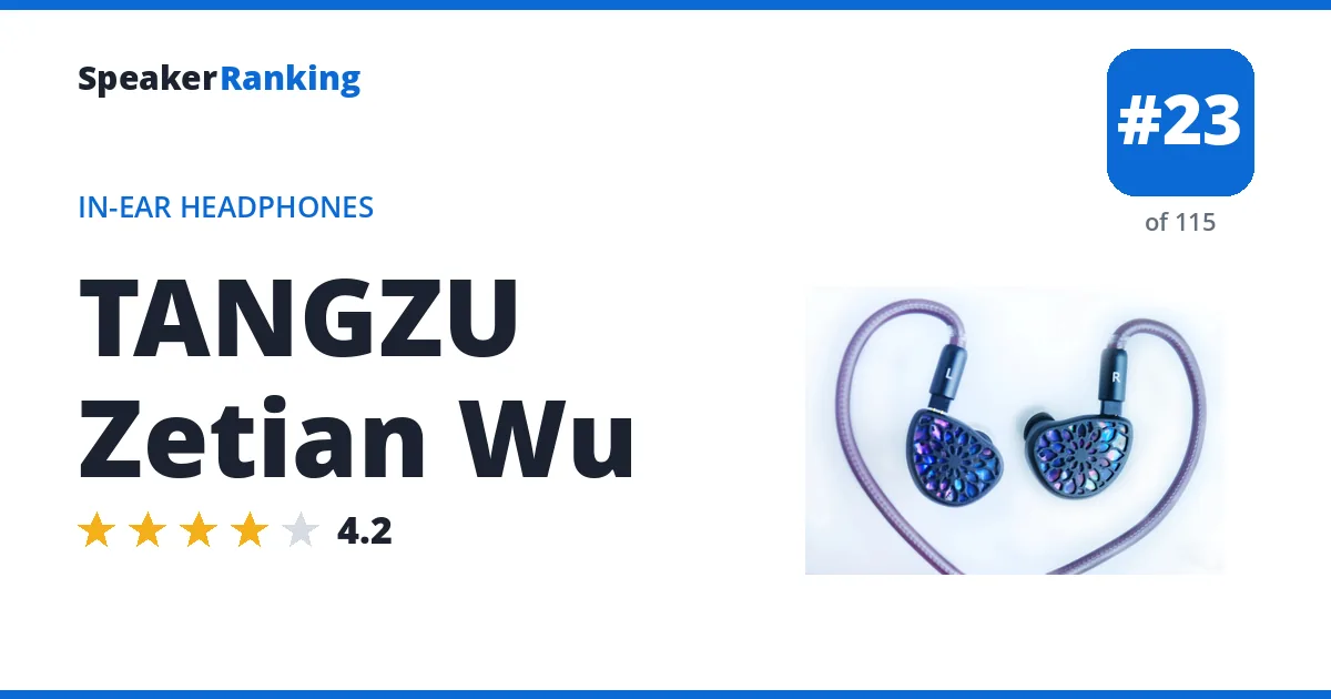 TANGZU Zetian Wu ranking card