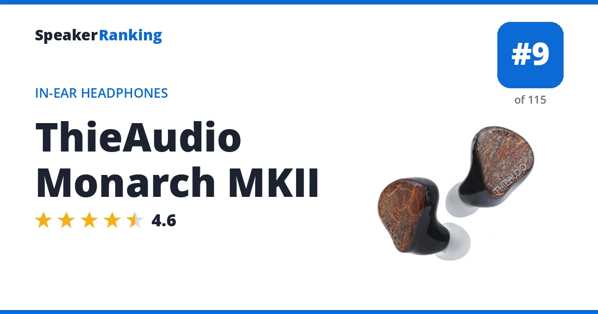 ThieAudio Monarch MKII ranking card