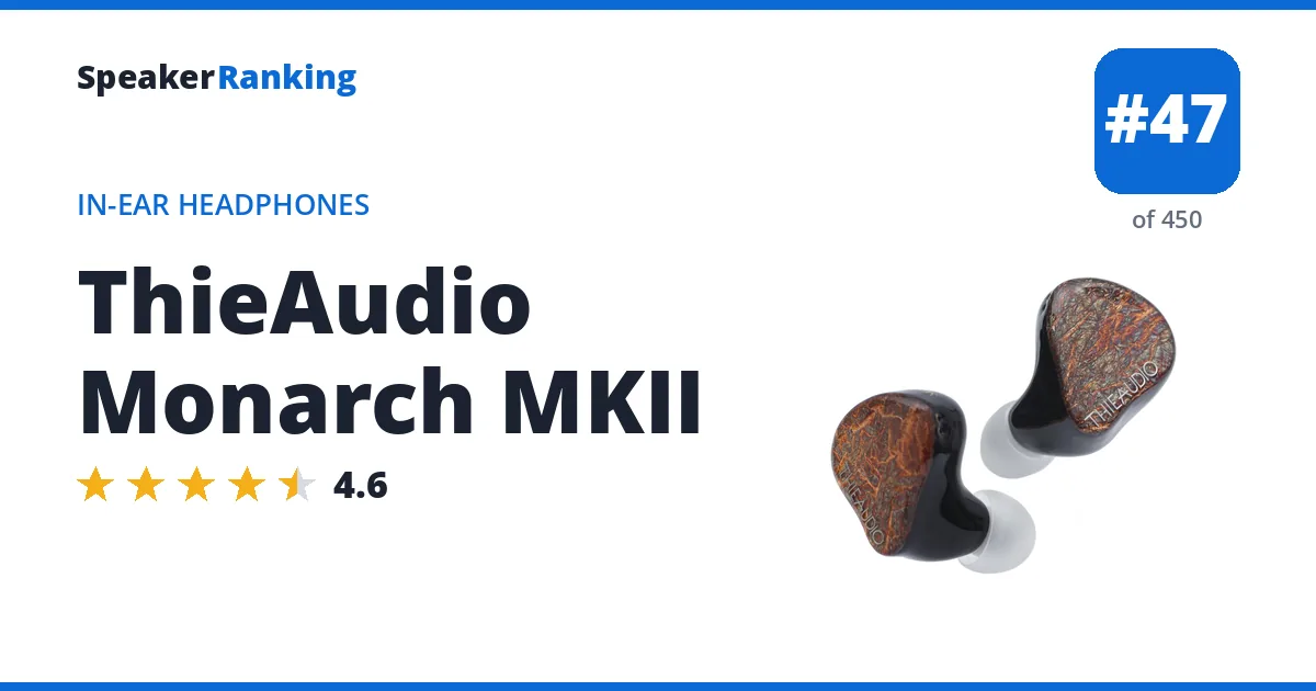 ThieAudio Monarch MKII ranking card