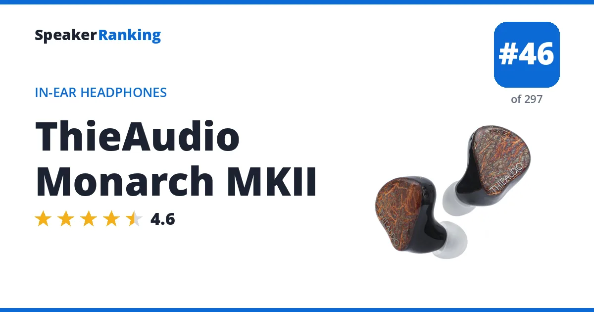ThieAudio Monarch MKII ranking card