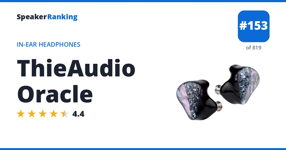 ThieAudio Oracle ranking card