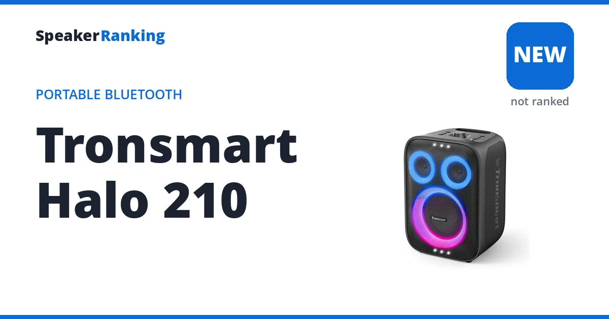 Tronsmart Halo 210, not yet ranked