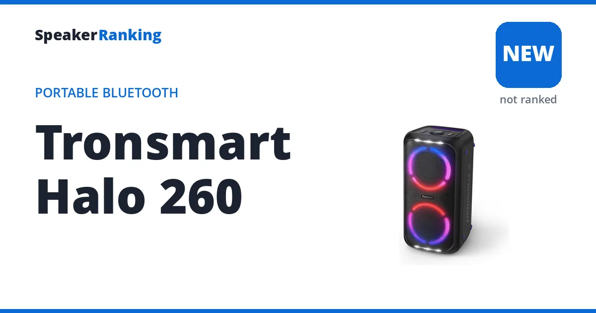 Tronsmart Halo 260, not yet ranked