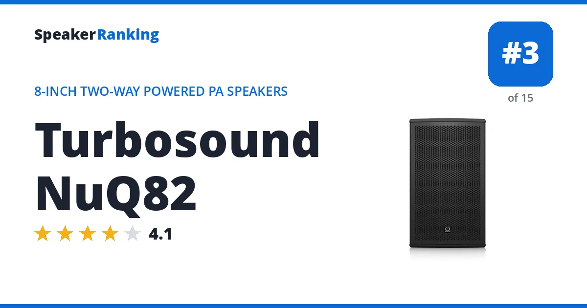 Turbosound NuQ82 ranking card