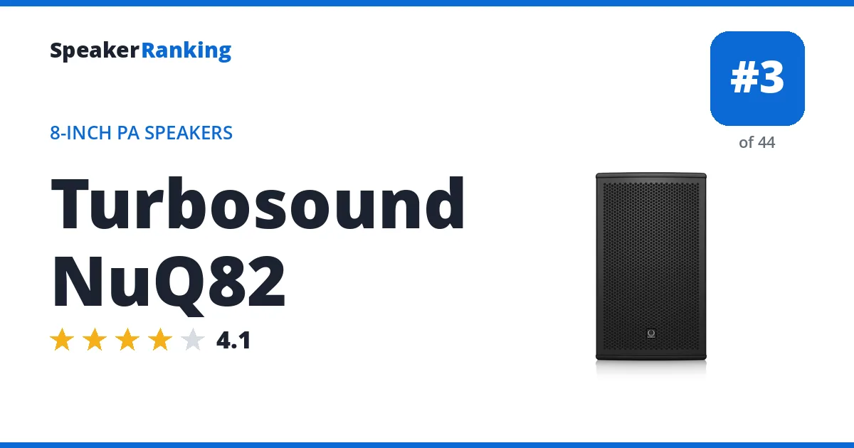 Turbosound NuQ82 ranking card