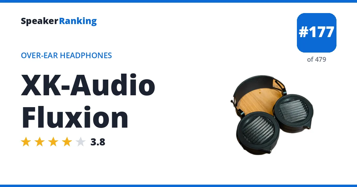 XK-Audio Fluxion - ranked #177 of 479 Over-Ear Headphones · Editor's rating 3.8/5
