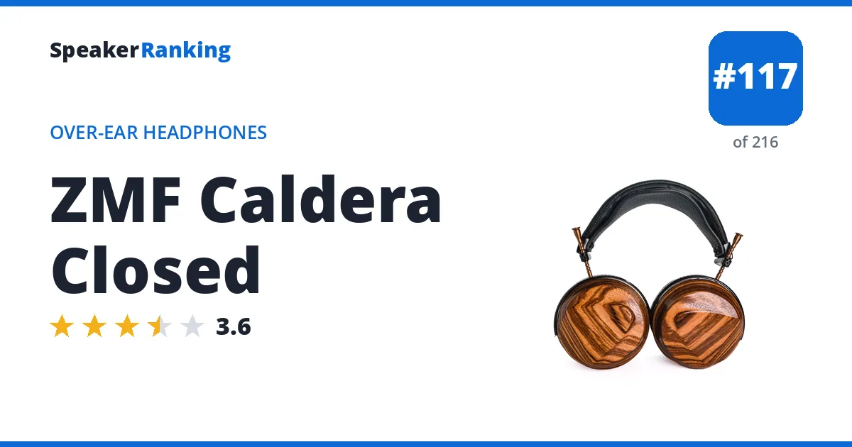 ZMF Caldera Closed ranking card