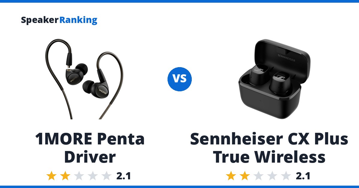 1MORE Penta Driver vs Sennheiser CX Plus True Wireless