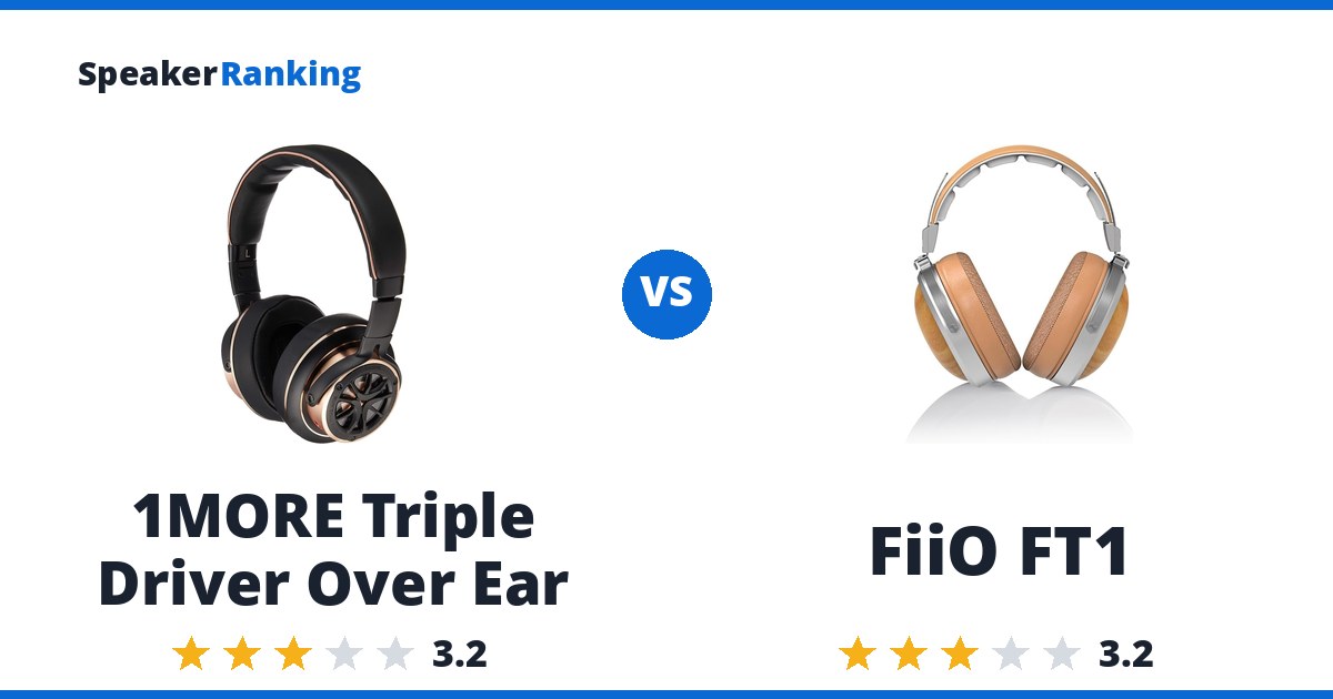 1MORE Triple Driver Over Ear vs FiiO FT1