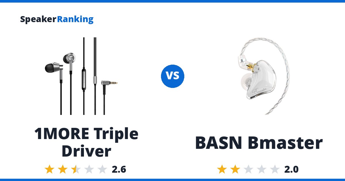 1MORE Triple Driver vs BASN Bmaster