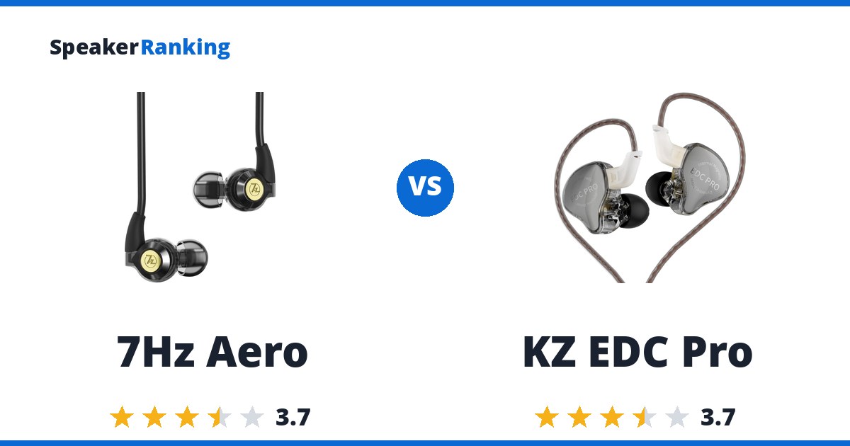 7Hz Aero vs KZ EDC Pro