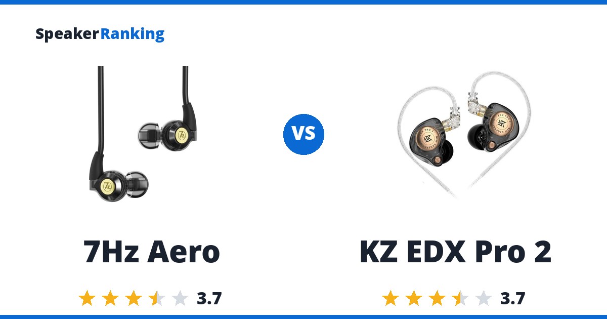 7Hz Aero vs KZ EDX Pro 2