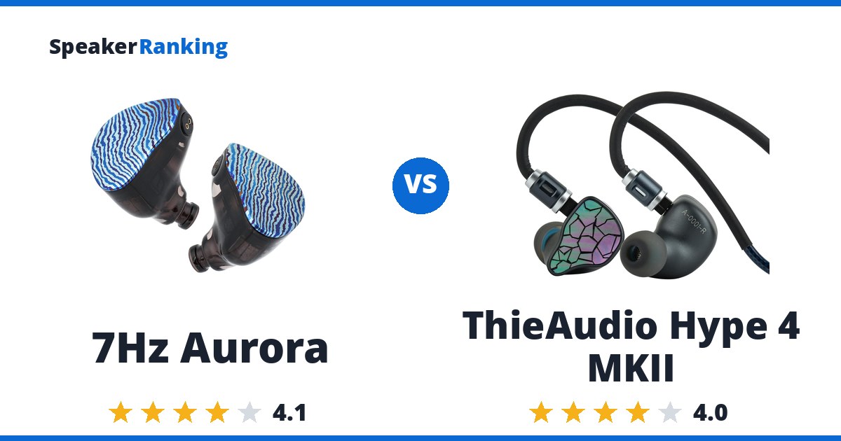 7Hz Aurora vs ThieAudio Hype 4 MKII
