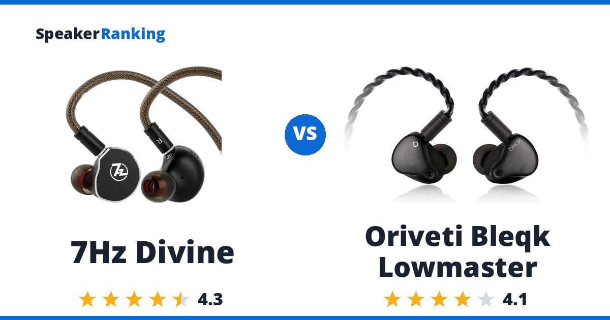7Hz Divine vs Oriveti Bleqk Lowmaster