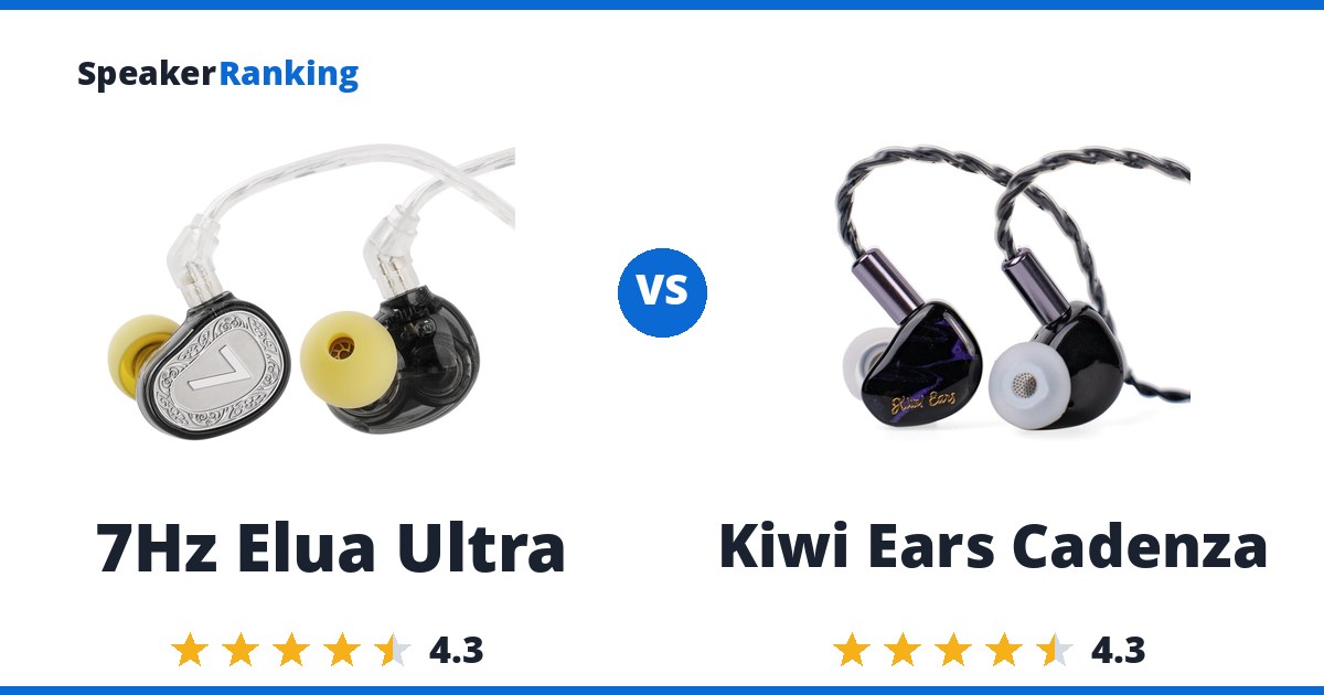 7Hz Elua Ultra vs Kiwi Ears Cadenza