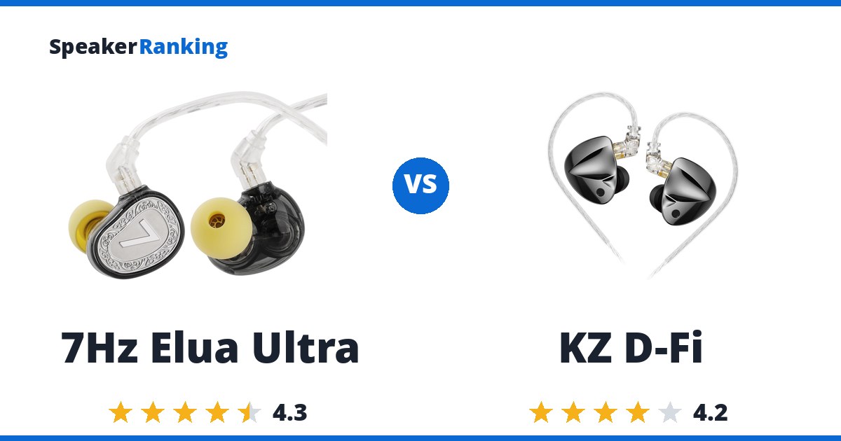 7Hz Elua Ultra vs KZ D-Fi