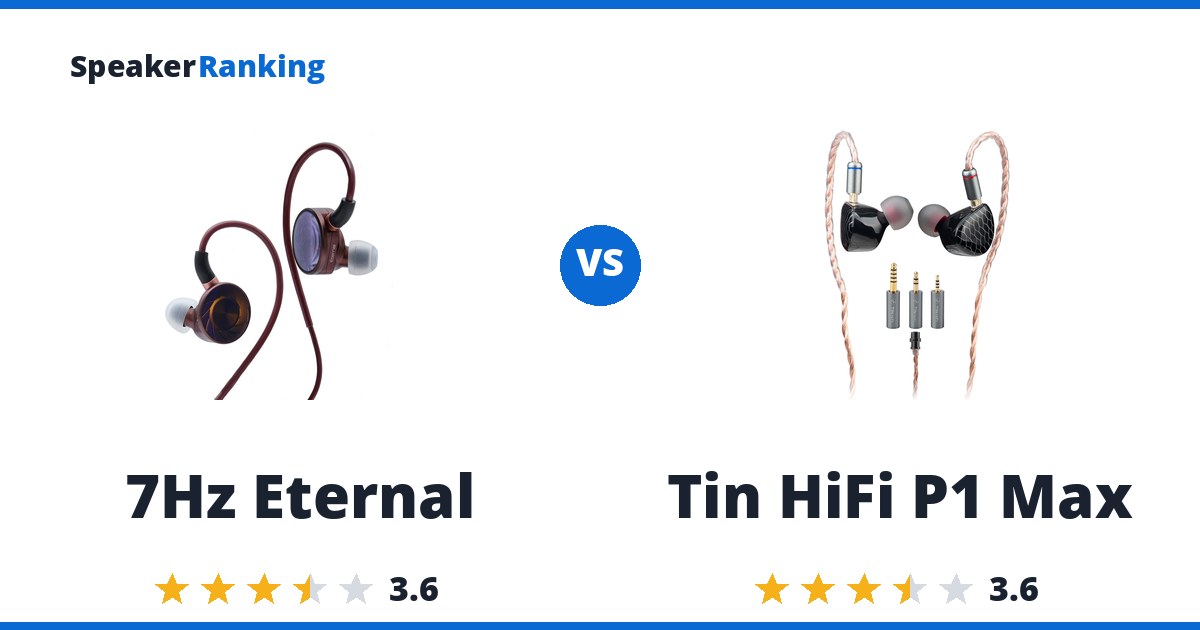 7Hz Eternal vs Tin HiFi P1 Max