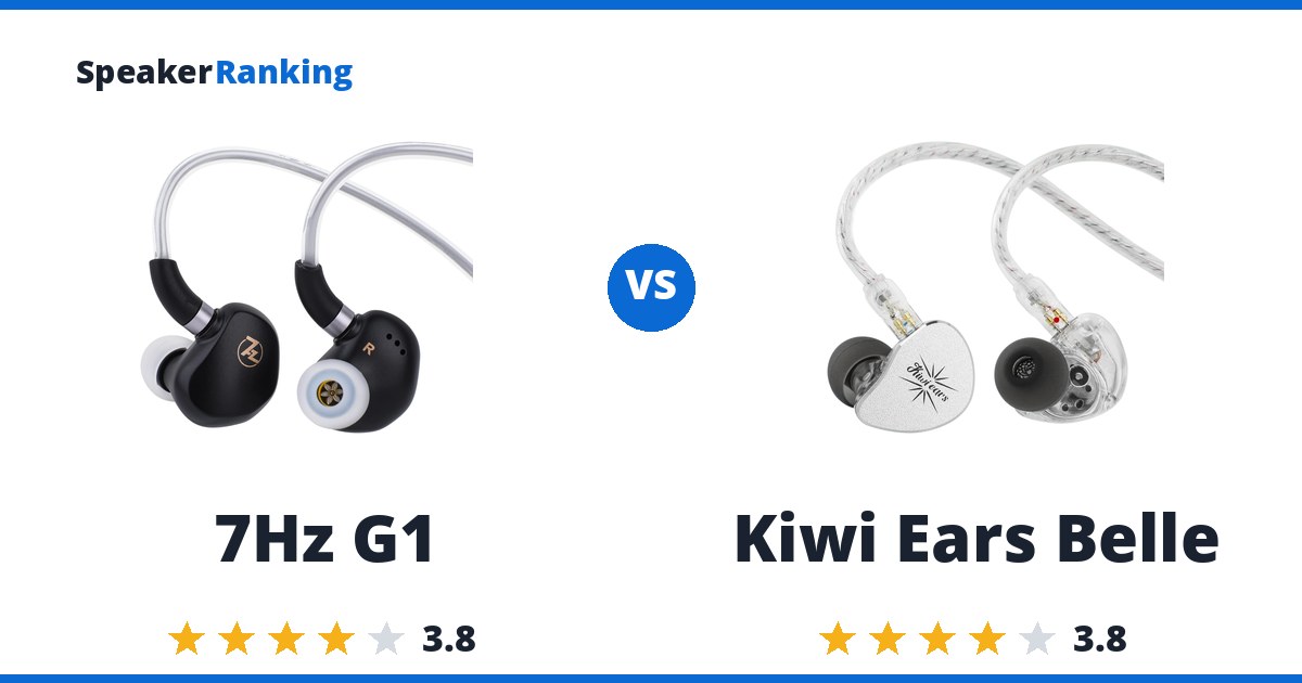7Hz G1 vs Kiwi Ears Belle