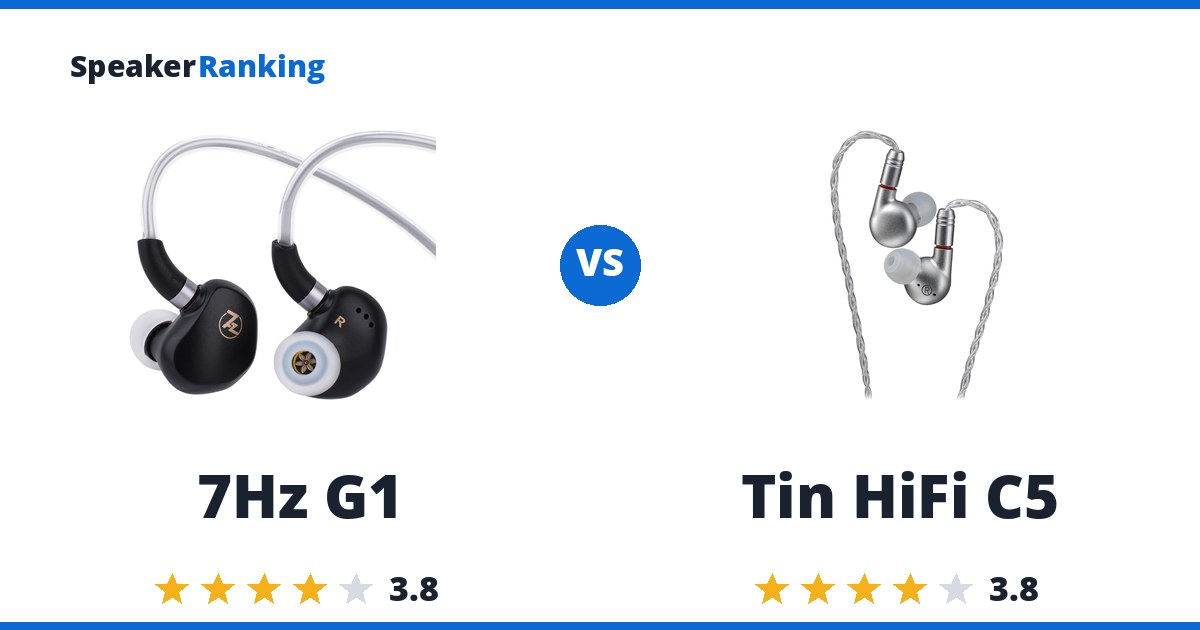7Hz G1 vs Tin HiFi C5